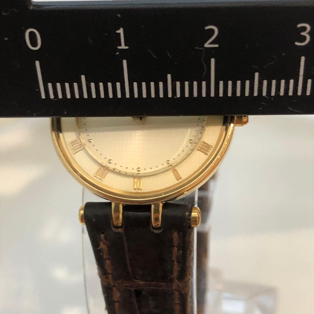 【高級】SEIKO LASSALE アナログ腕時計 稼働品　ゴールド/ブラック