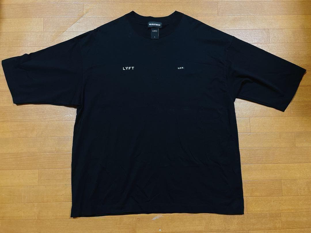 LYFT × GOD SELECTION XXX コラボ ロゴ Tシャツ L