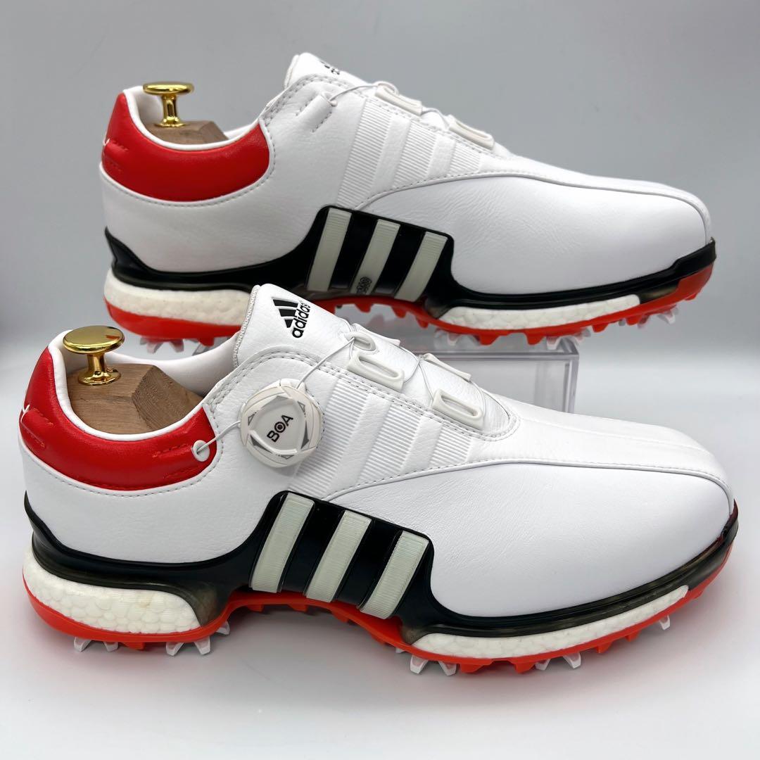 【美品】 アディダス ゴルフシューズ TOUR360 BOA 白 26cm