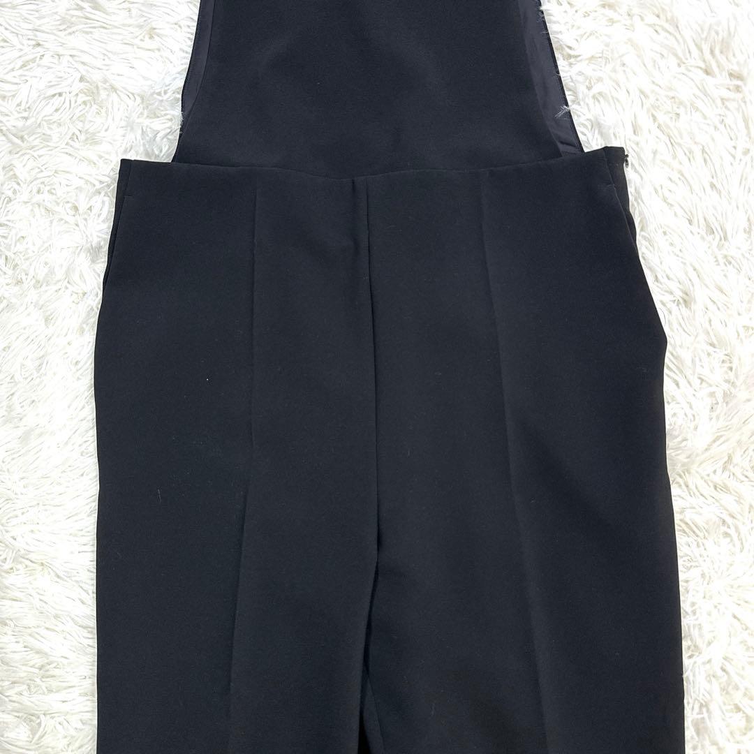 極美品 黒 プラージュ サロペット オケージョン オールインワン ワンピース