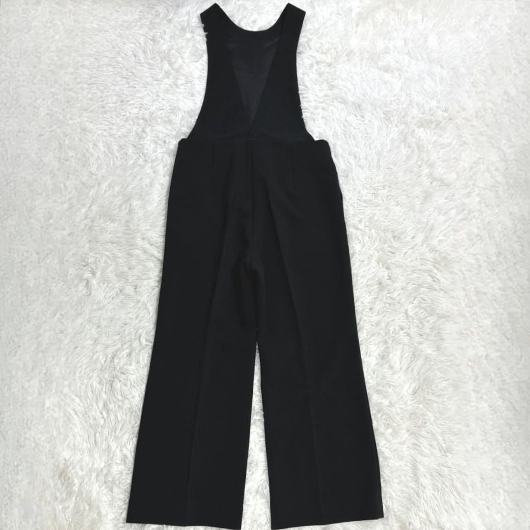 極美品 黒 プラージュ サロペット オケージョン オールインワン ワンピース