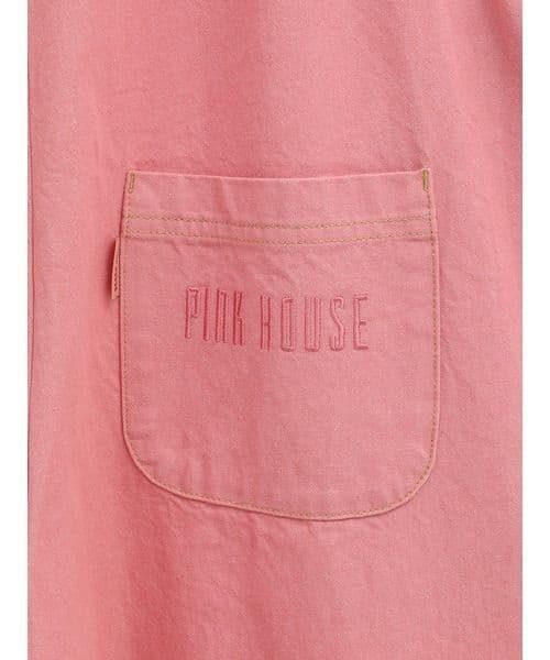 ピンクハウス　ハローキティ　サロペット　ネームワッペン使い