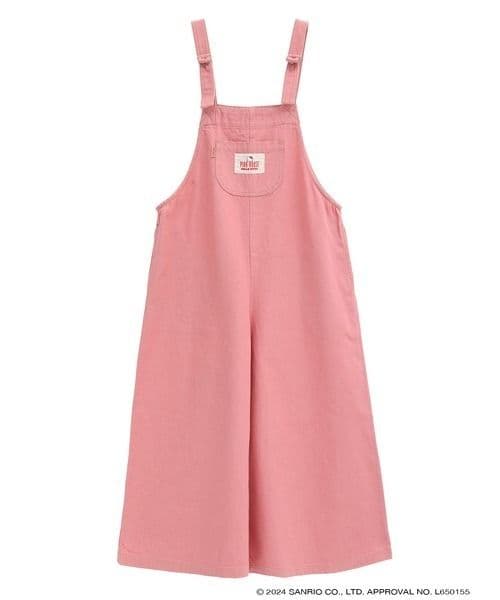 ピンクハウス　ハローキティ　サロペット　ネームワッペン使い