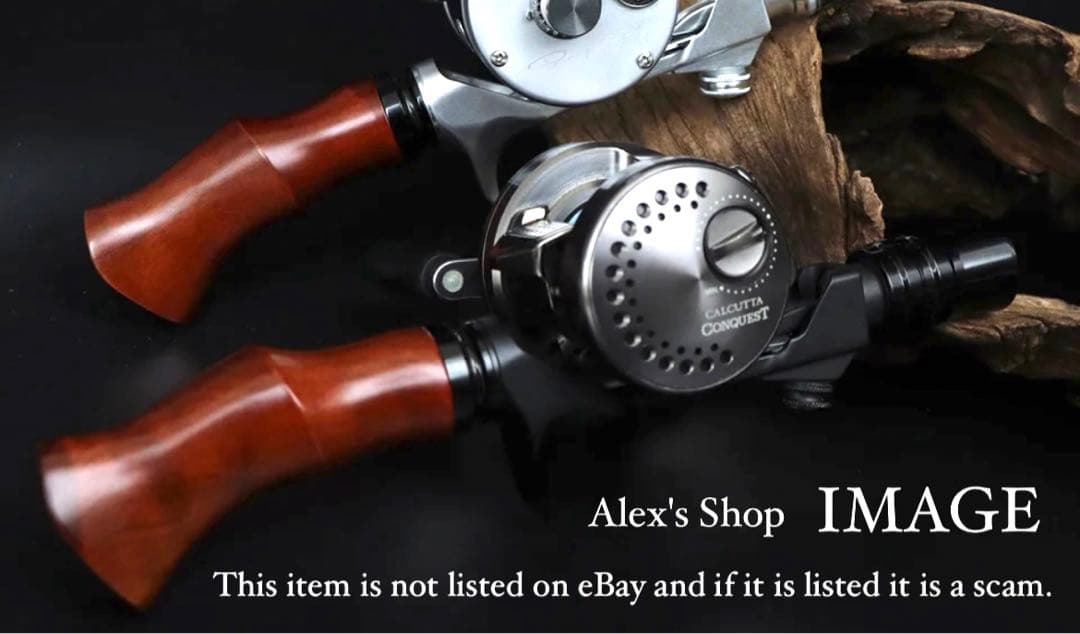 新品未使用 ベイトフィネス オフセットウッドガングリップ、シルバー