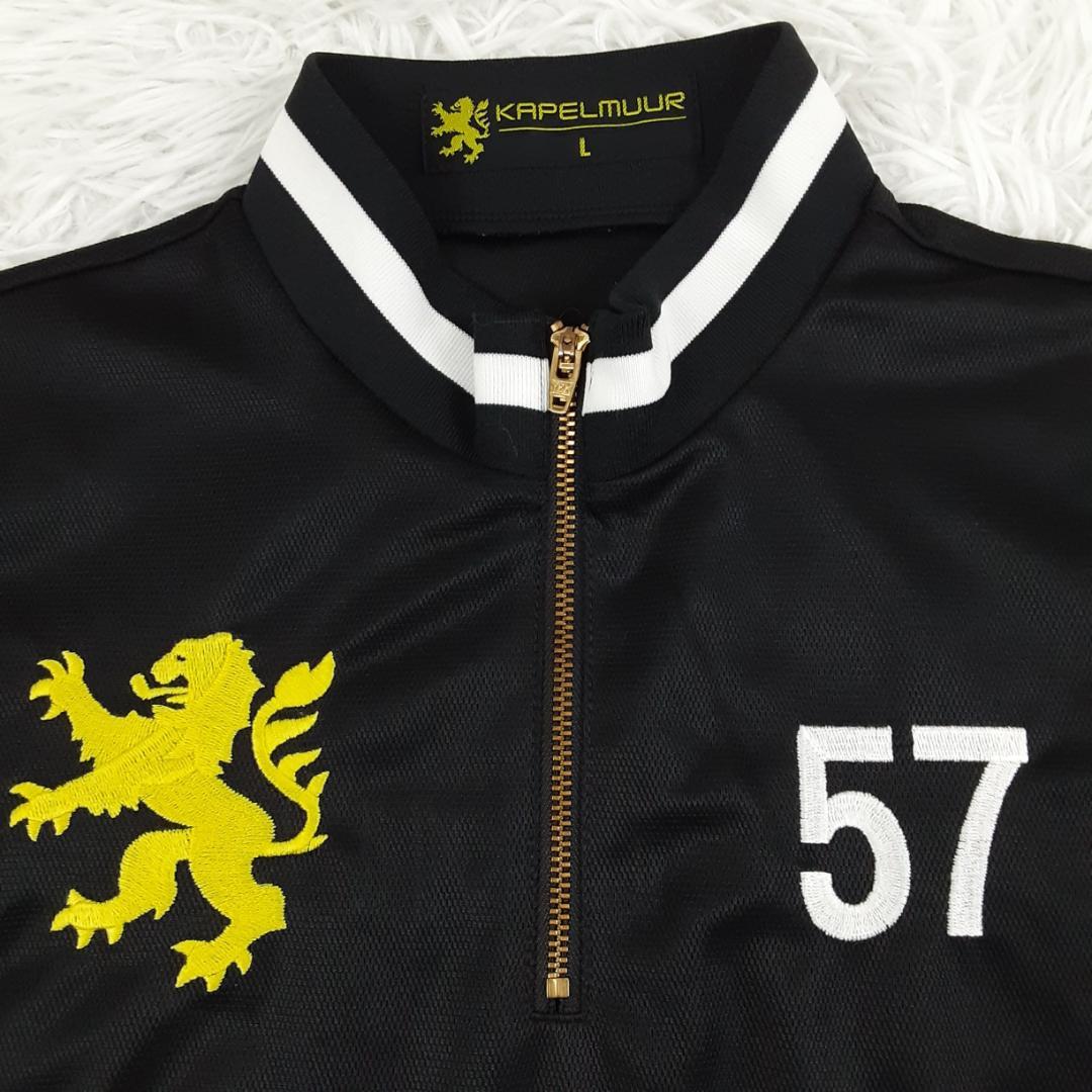 美品◎カペルミュール サイクルジャージ ブラック 黒 半袖 2点セット