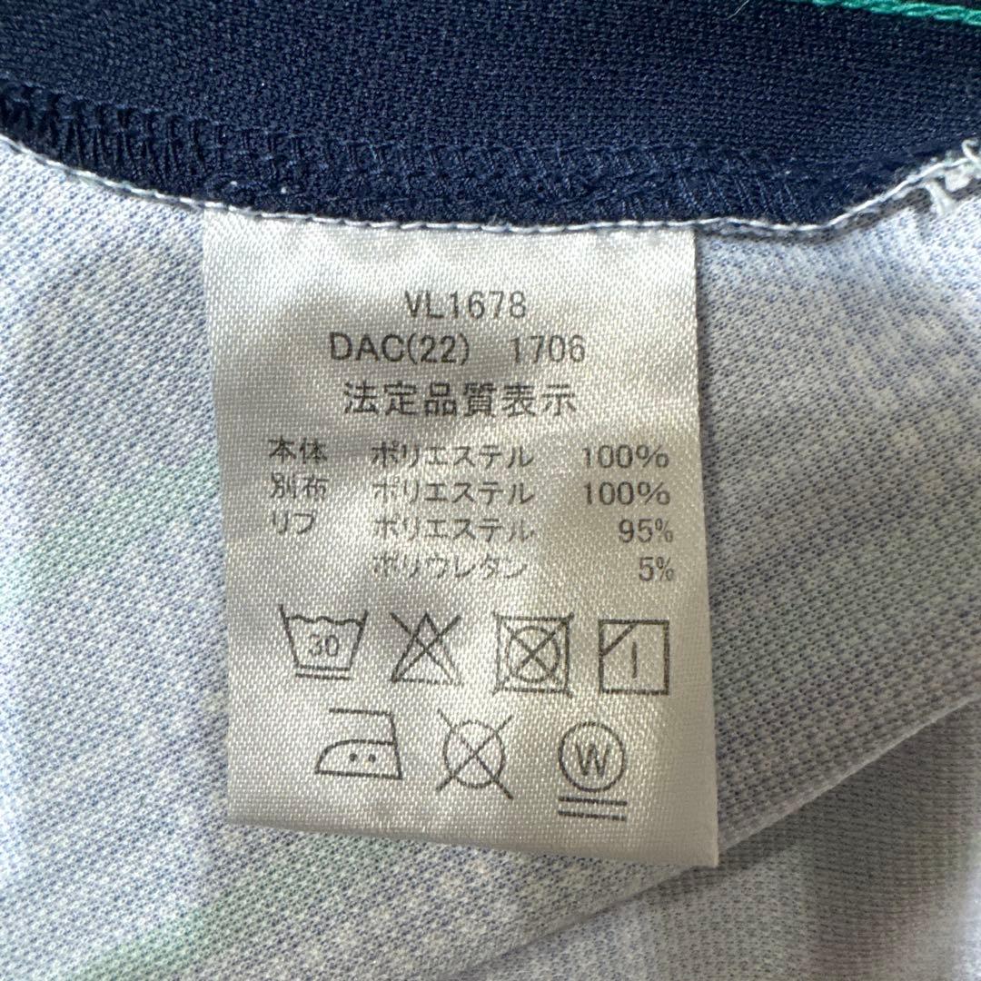 FILA テニスウェア3点セット 青緑チェック　Lサイズ