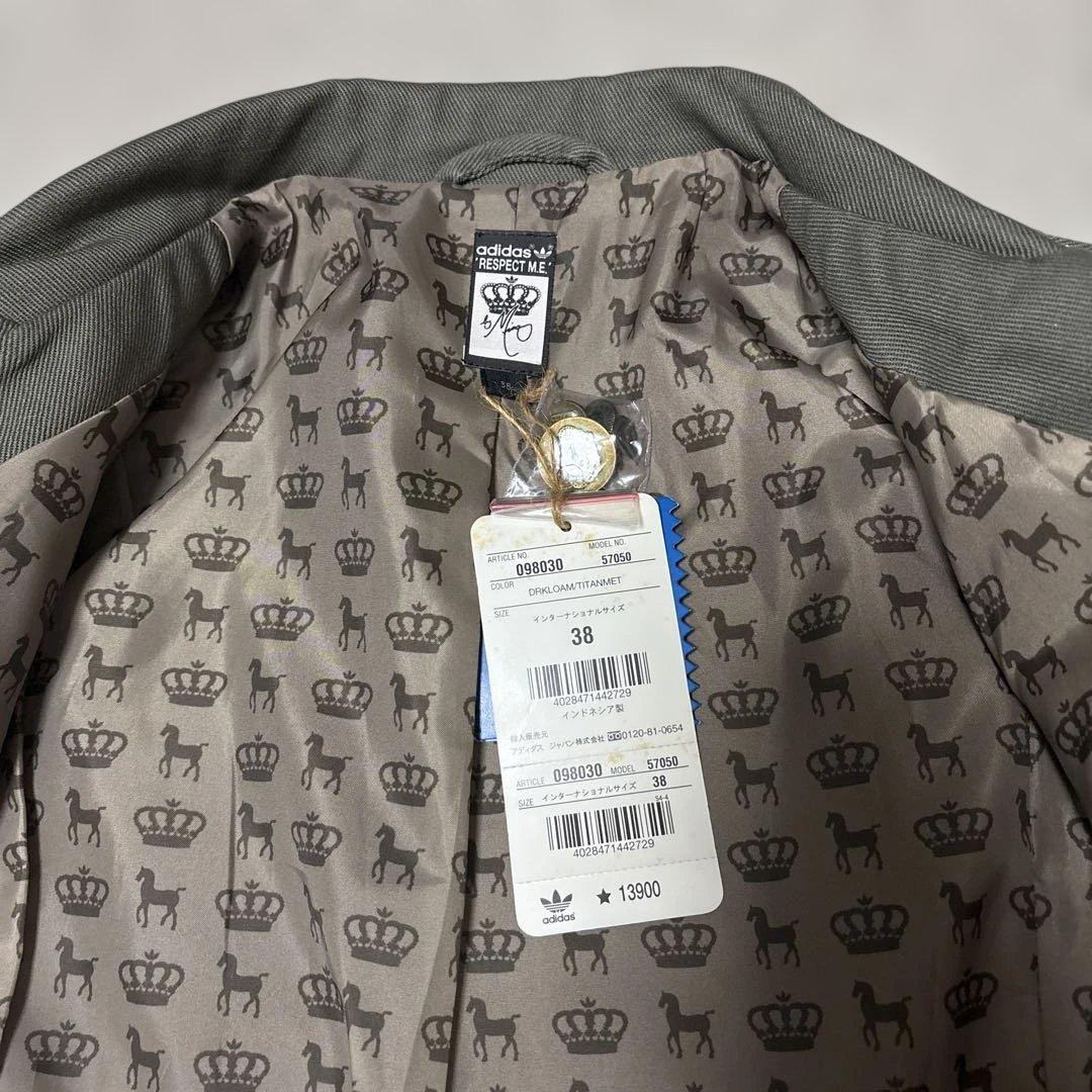 アディダス ミッシーエリオット コラボ テーラードジャケット 裏地総柄 y2k