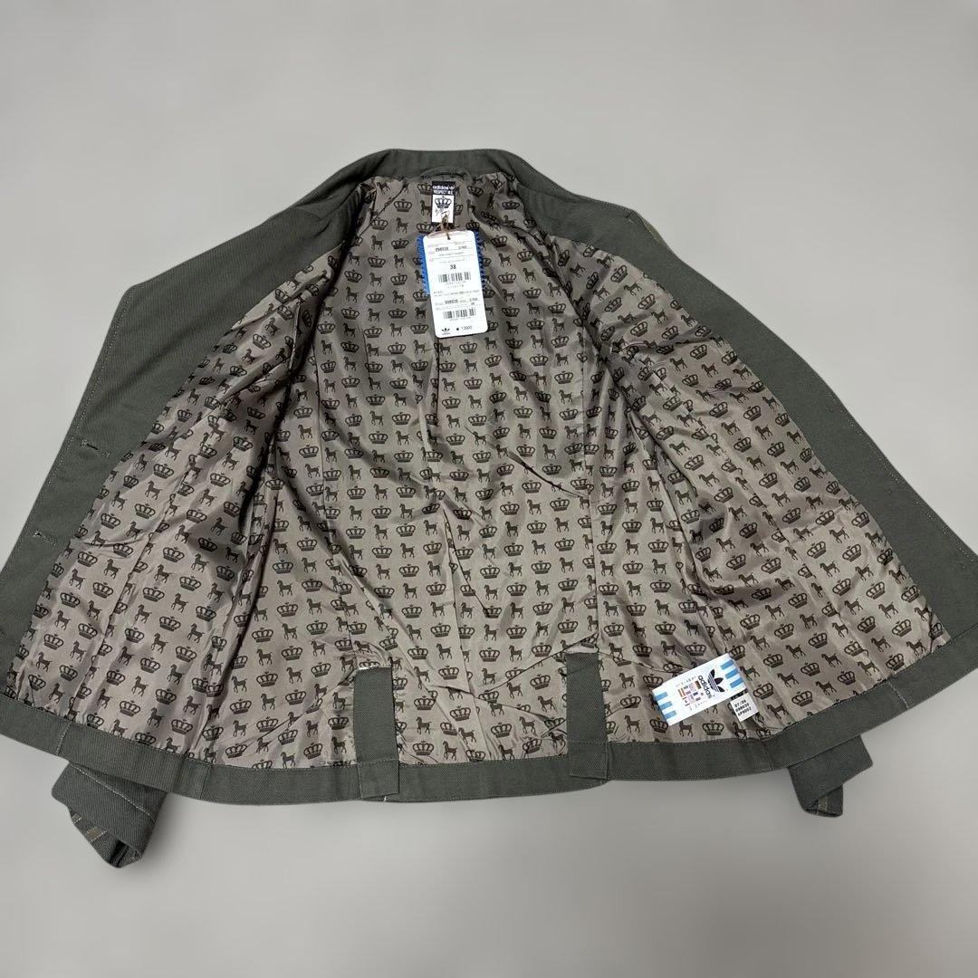 アディダス ミッシーエリオット コラボ テーラードジャケット 裏地総柄 y2k