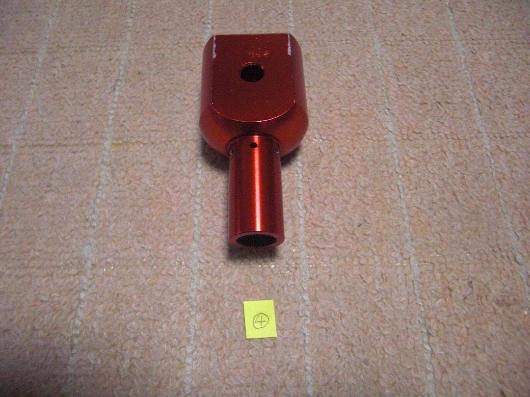 銭屋アルミ石突・ダイワ用・赤色（その④）・（巨鯉・大鯉・野鯉・石鯛用）