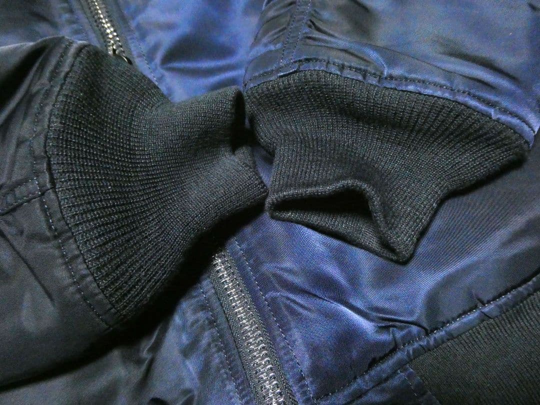ネイビー！ビッグサイズL！アルファMA-1フライトジャケットVETEMENTS