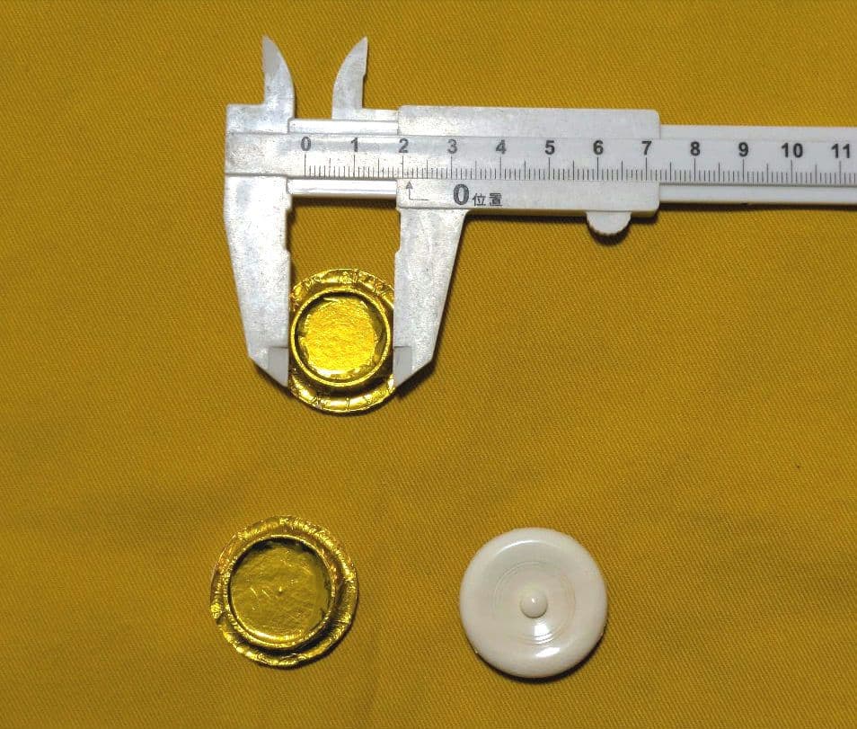 【閉店売り尽し】茶入の蓋　３個組