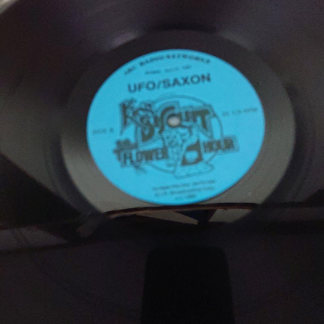 激レア【米放送局用ライブLP】UFO & SAXON/King Biscuit～