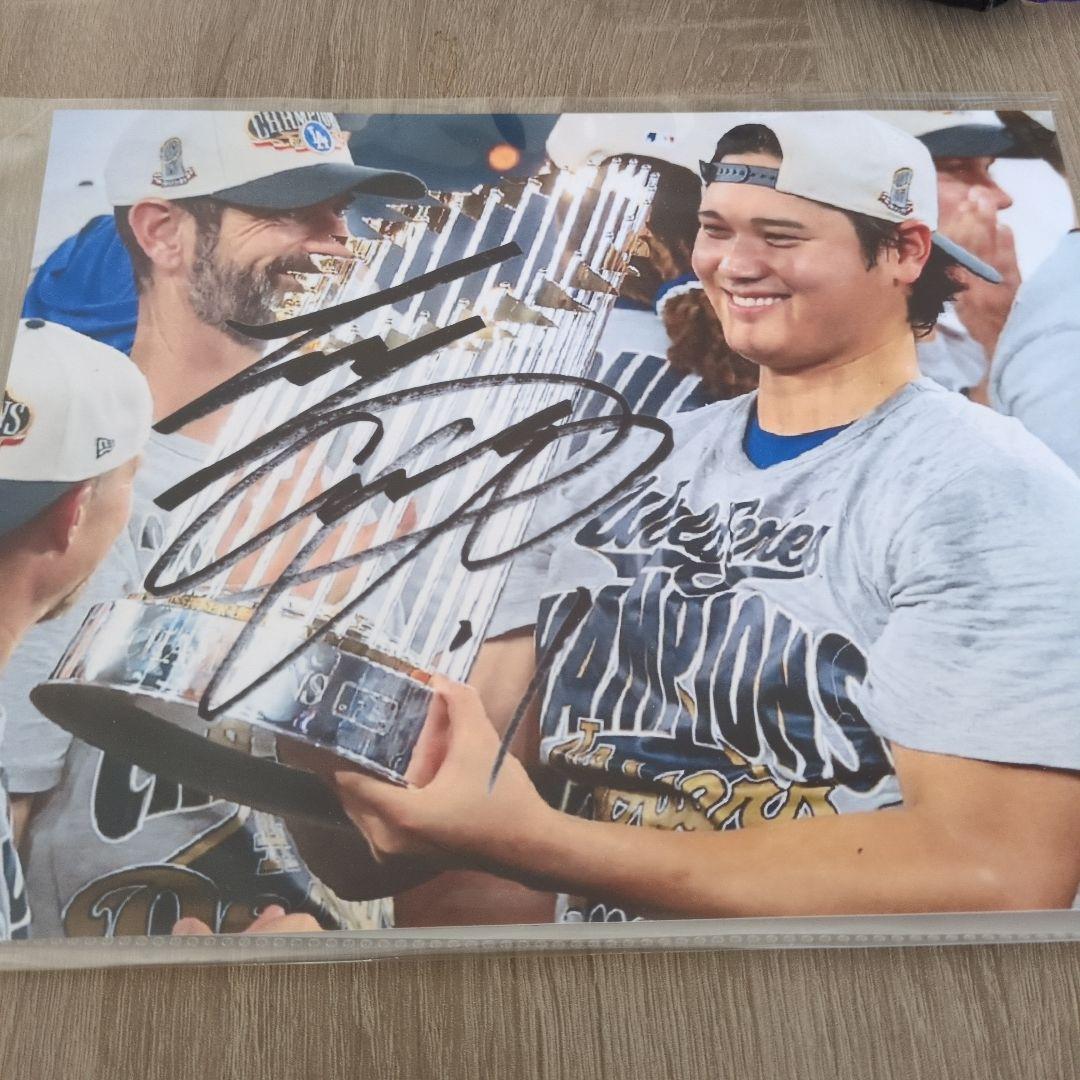 休日セール　今日なら　さらにお値引き　大谷翔平　　直筆サイン　公式写真　交渉OK