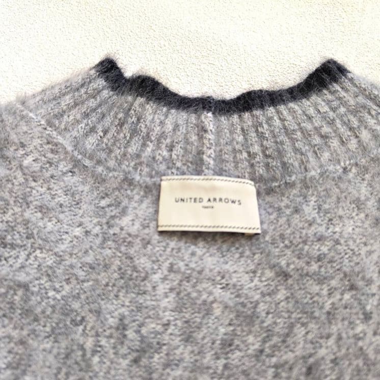 美品 ユナイテッドアローズ フォックス カシミヤ ニット ベスト セーター