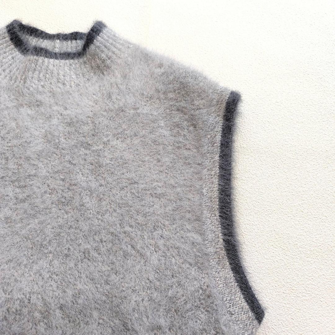 美品 ユナイテッドアローズ フォックス カシミヤ ニット ベスト セーター