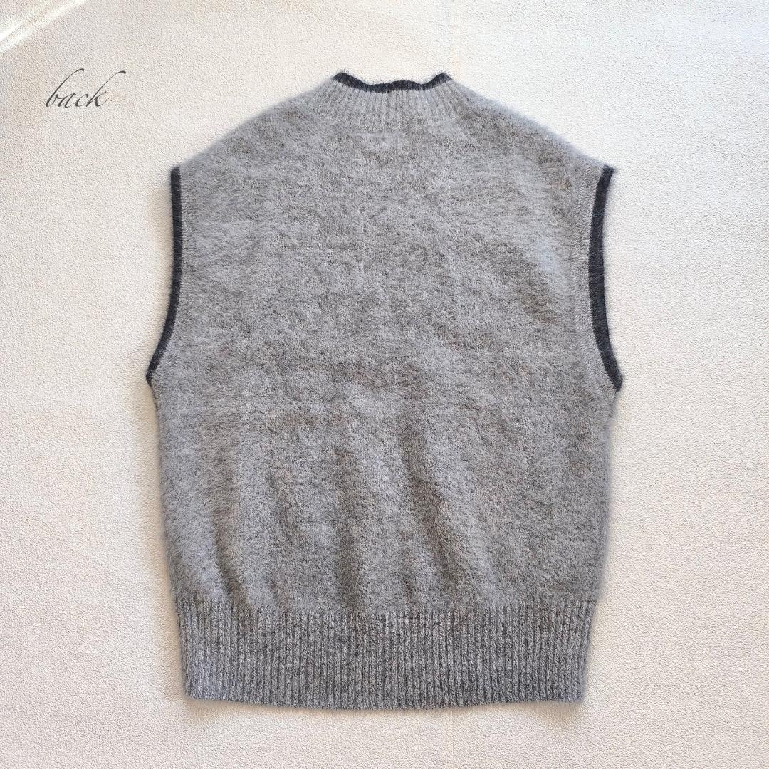美品 ユナイテッドアローズ フォックス カシミヤ ニット ベスト セーター