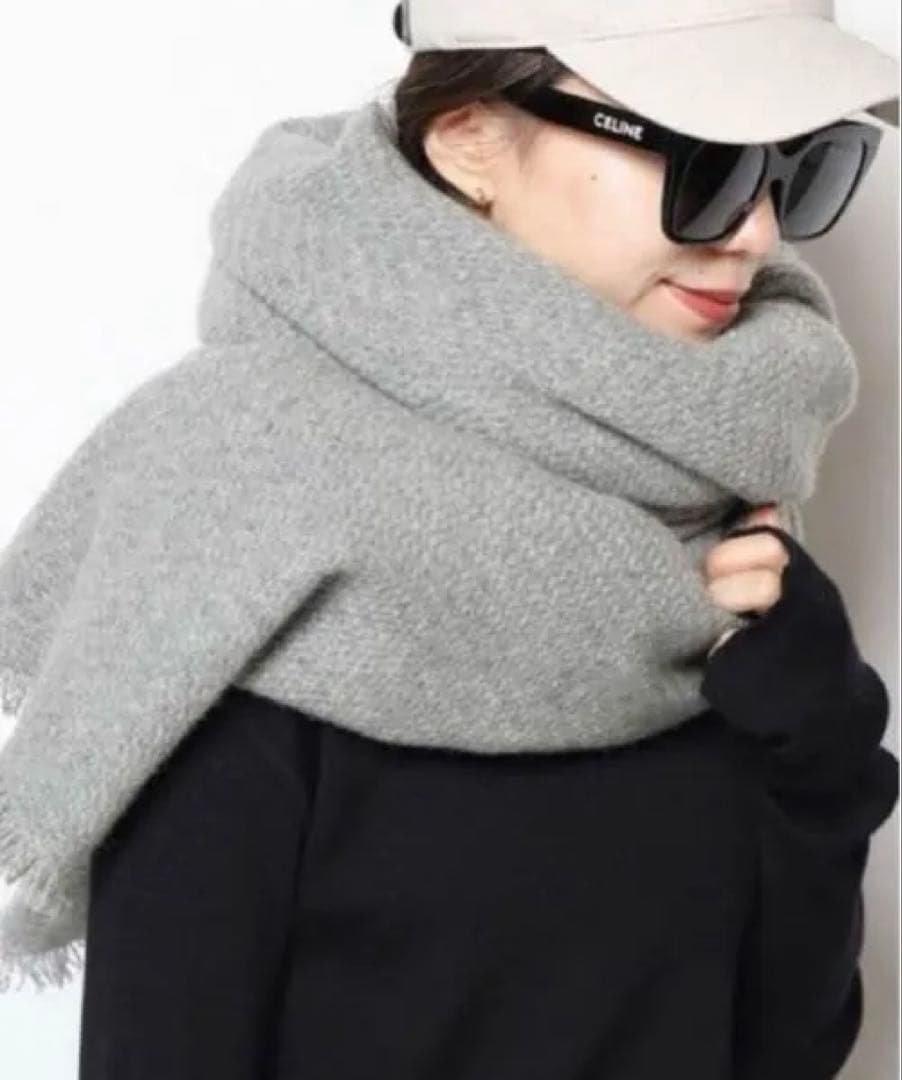 【ALONPI CASHMERE / アロンピ カシミア】グレー　美品