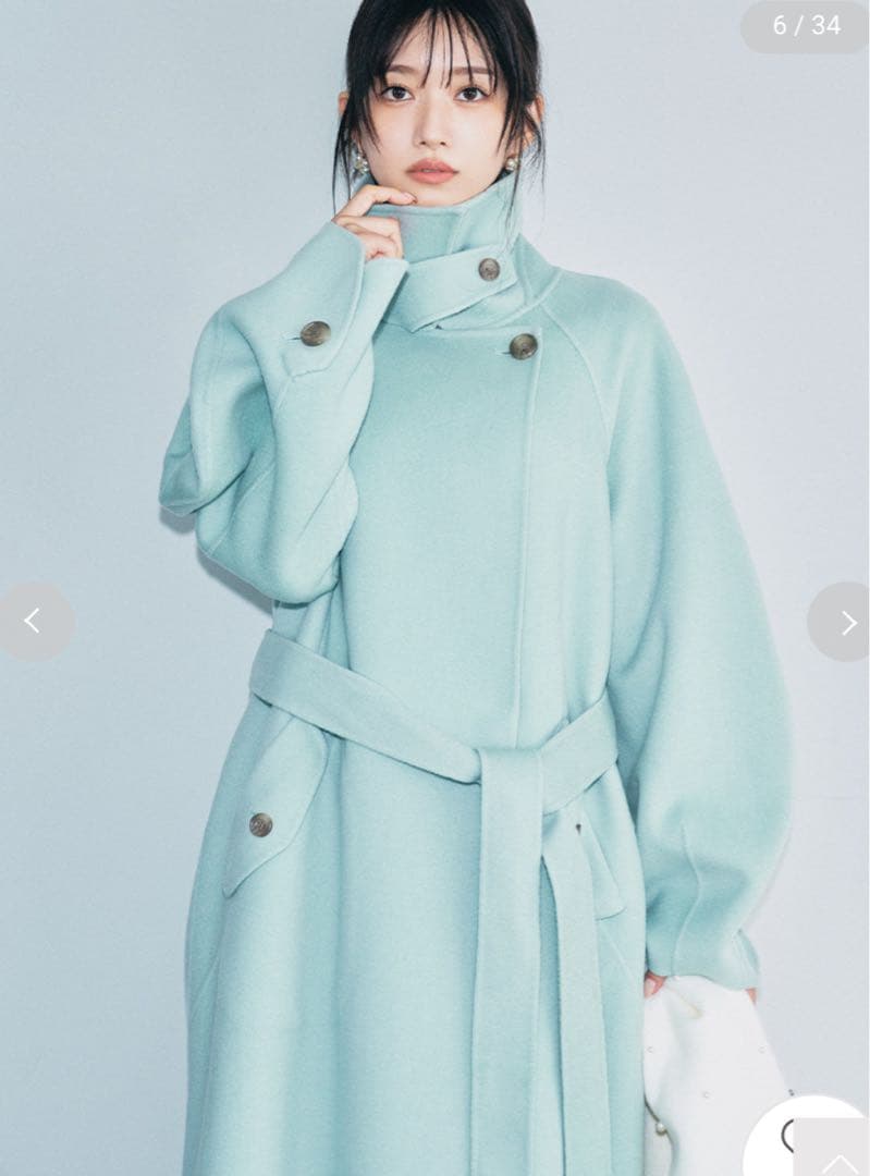 今季新品LILY BROWN（リリー ブラウン）ステンカラーリバーコート