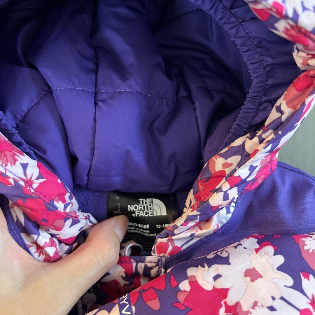 THE NORTH FACE キッズ スノーウェア花柄 12-18M
