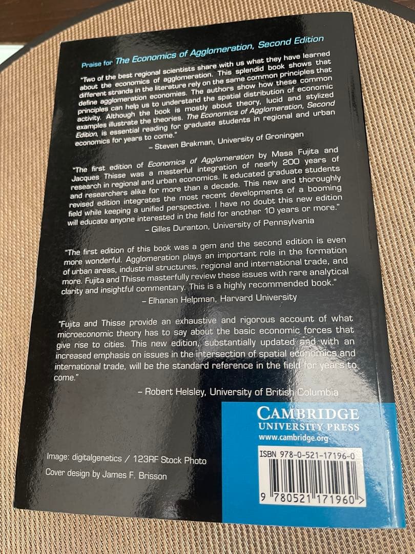 洋書 Economics of Agglomeration