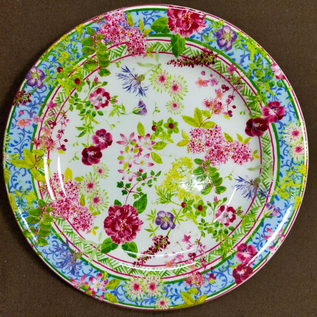 Gien Millefleurs ジアン ミルフルール カナッペプレート ペア！