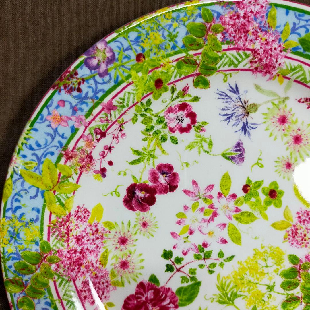 Gien Millefleurs ジアン ミルフルール カナッペプレート ペア！