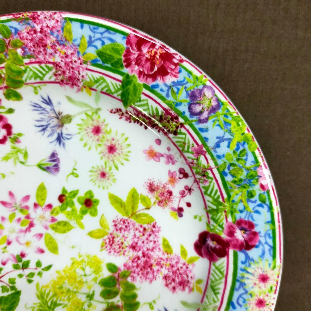 Gien Millefleurs ジアン ミルフルール カナッペプレート ペア！