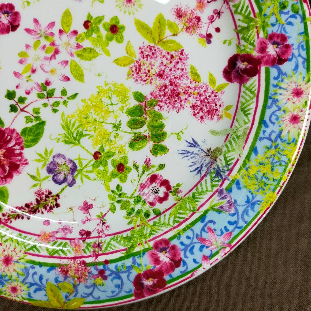 Gien Millefleurs ジアン ミルフルール カナッペプレート ペア！