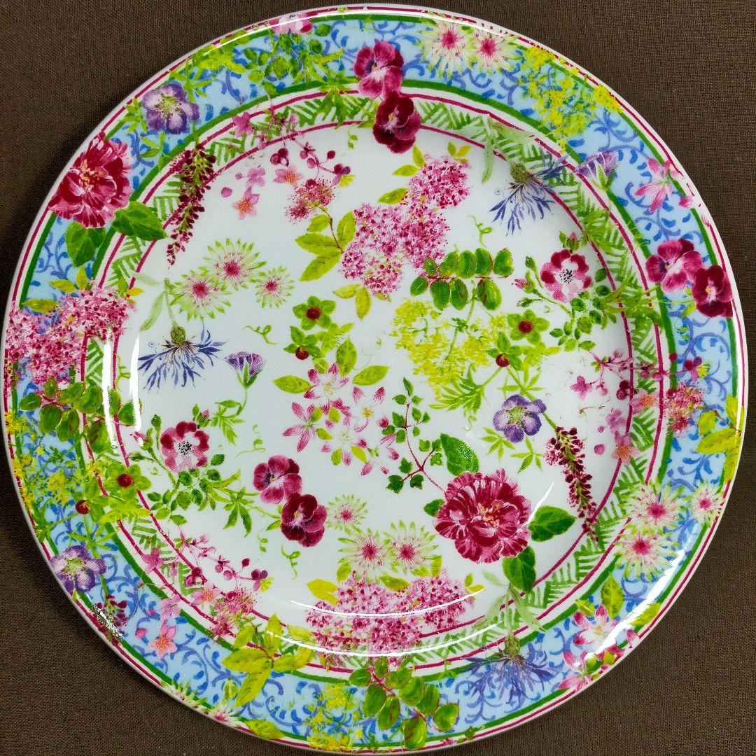 Gien Millefleurs ジアン ミルフルール カナッペプレート ペア！