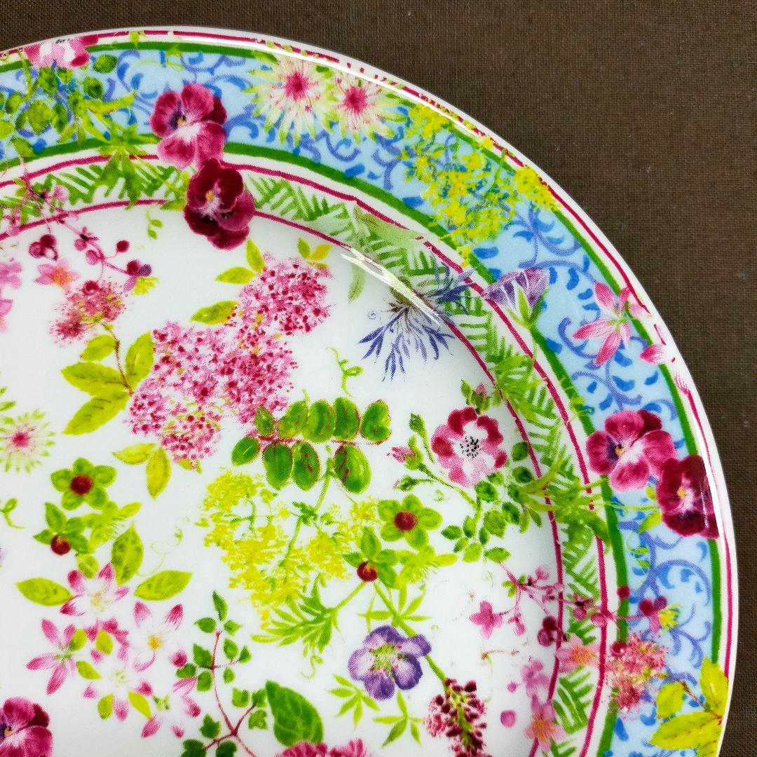 Gien Millefleurs ジアン ミルフルール カナッペプレート ペア！