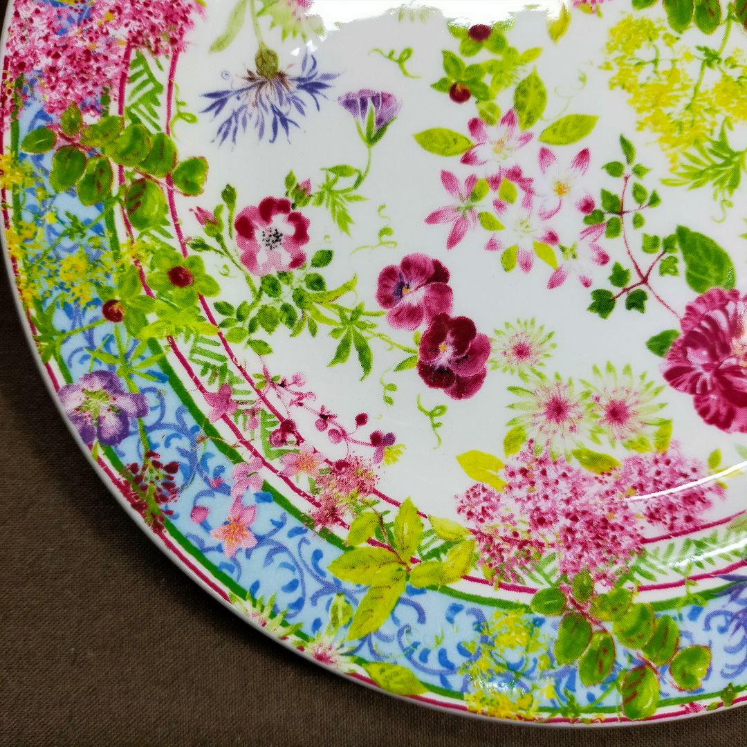 Gien Millefleurs ジアン ミルフルール カナッペプレート ペア！