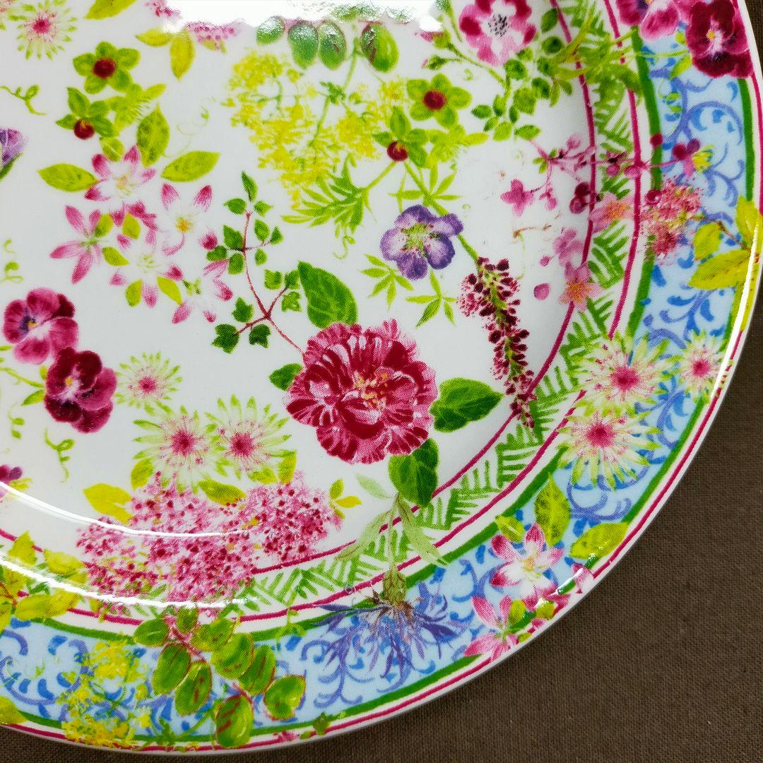 Gien Millefleurs ジアン ミルフルール カナッペプレート ペア！