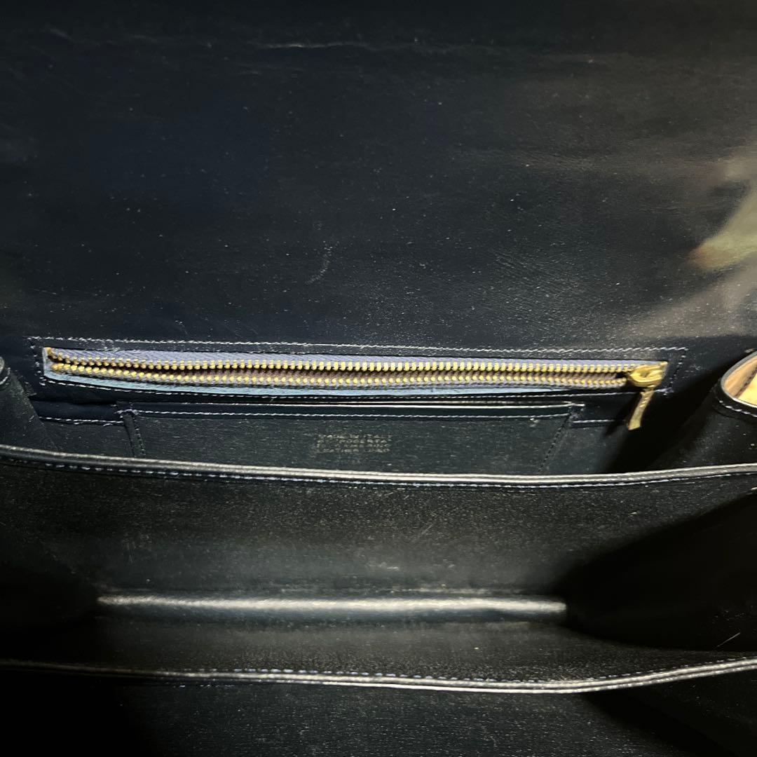 Roberta di Camerino オールド　ベロア　ショルダーバッグ　濃紺