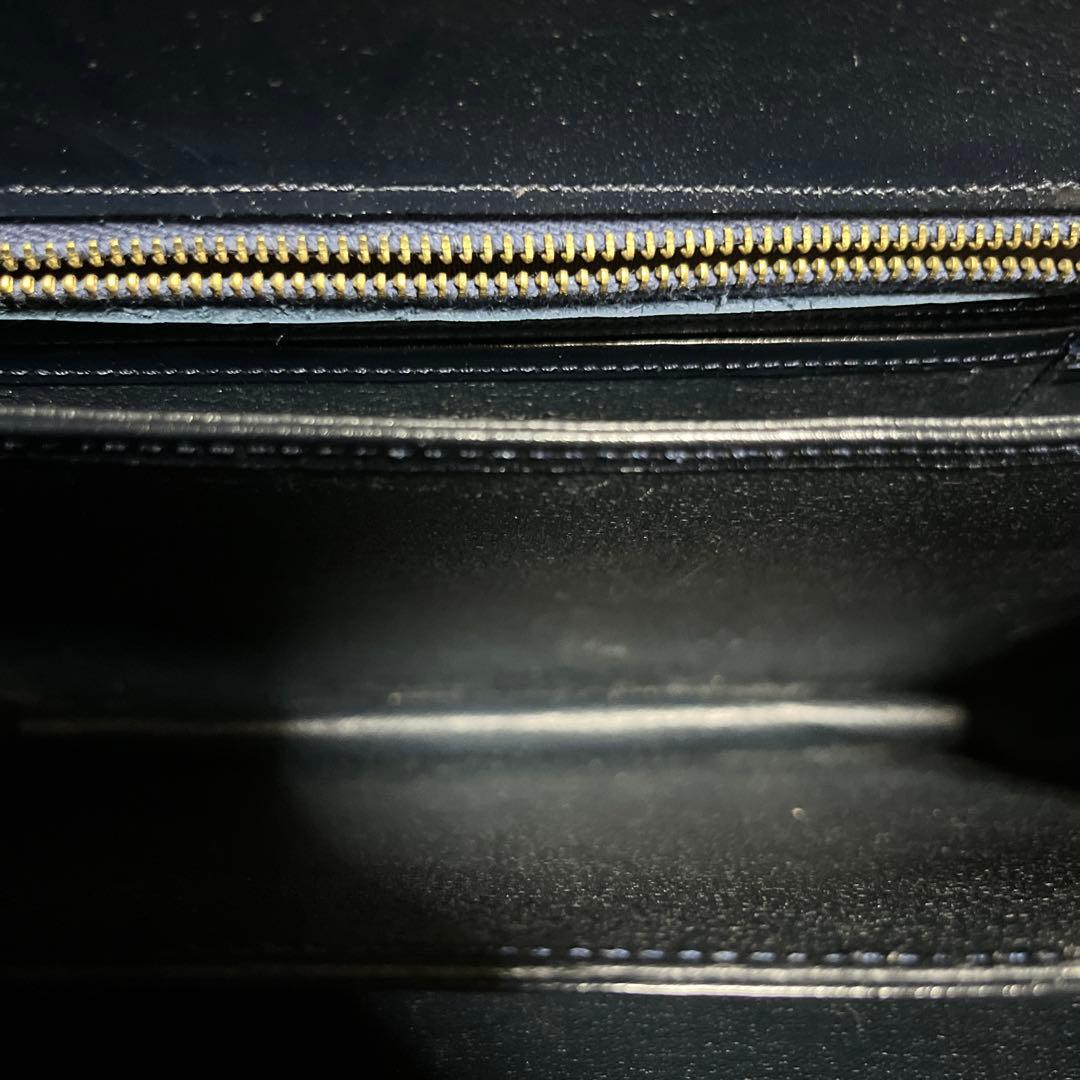 Roberta di Camerino オールド　ベロア　ショルダーバッグ　濃紺