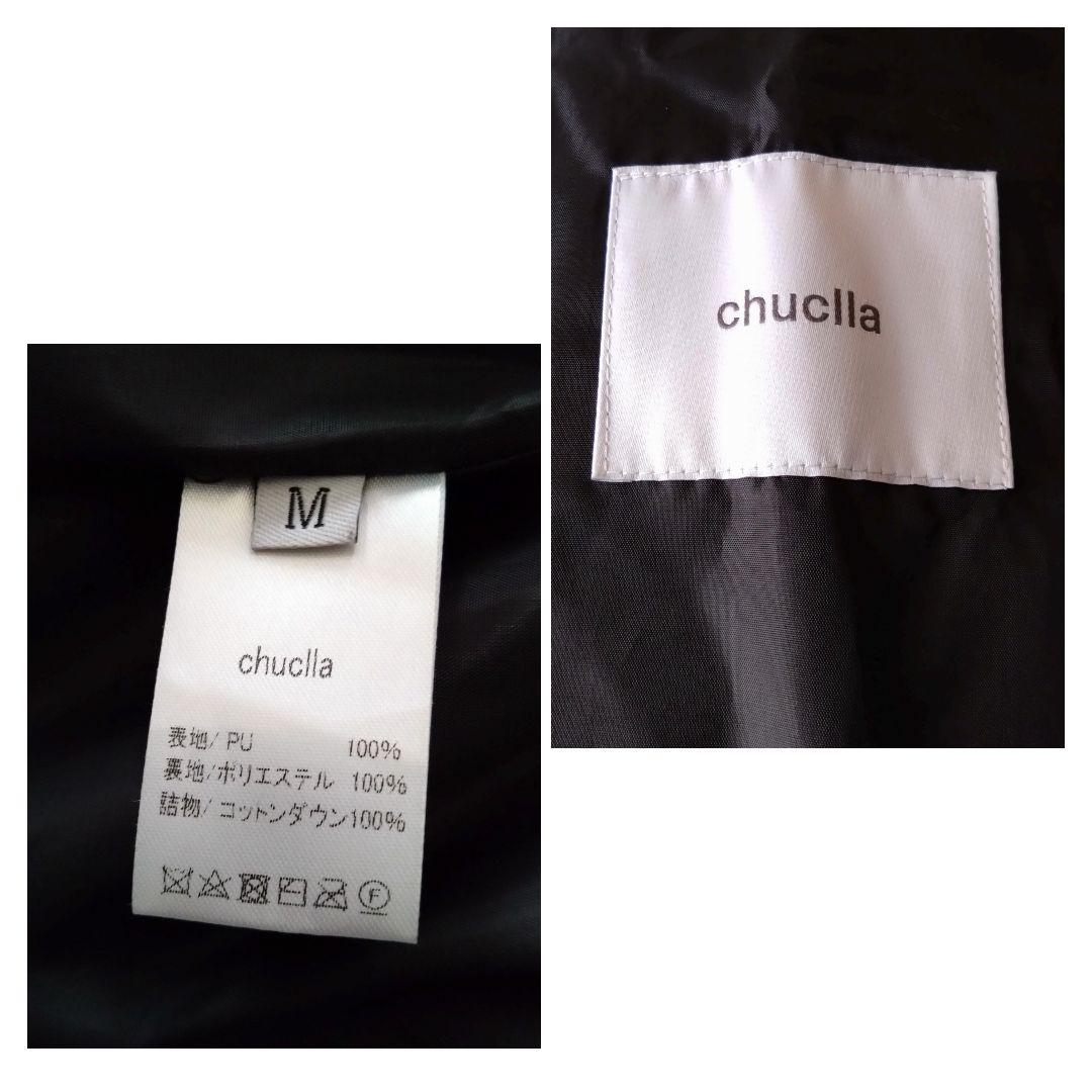 ★chuclla PUレザー サークルダウンベスト chw23a027