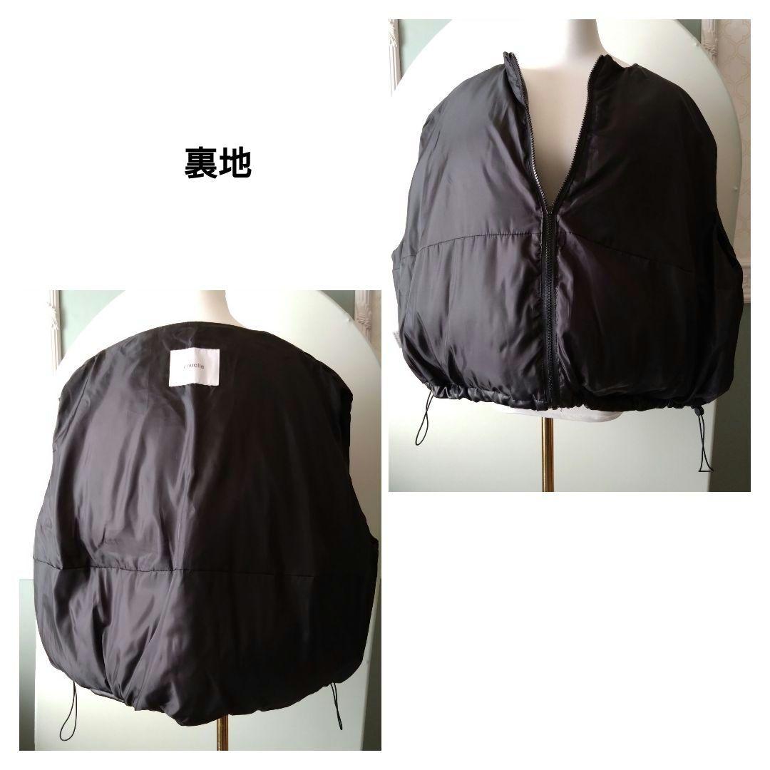 ★chuclla PUレザー サークルダウンベスト chw23a027
