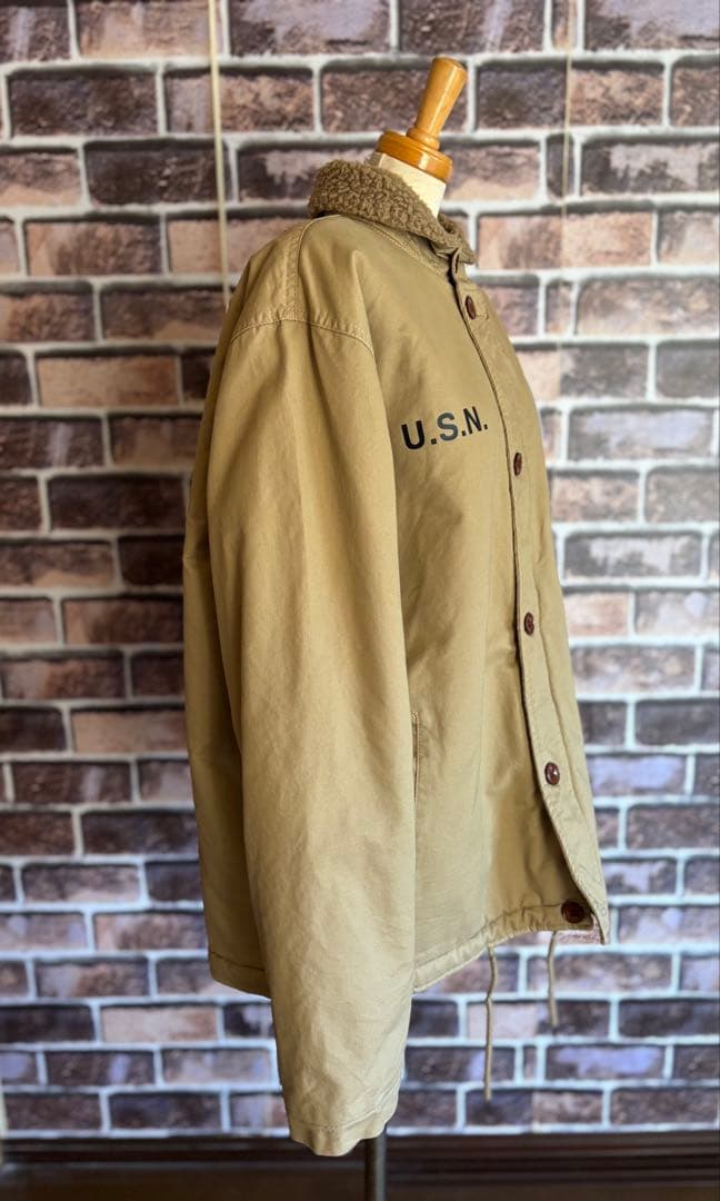 米海軍 U.S.NAVY N-1 デッキジャケット 復刻　N1 フィリックス