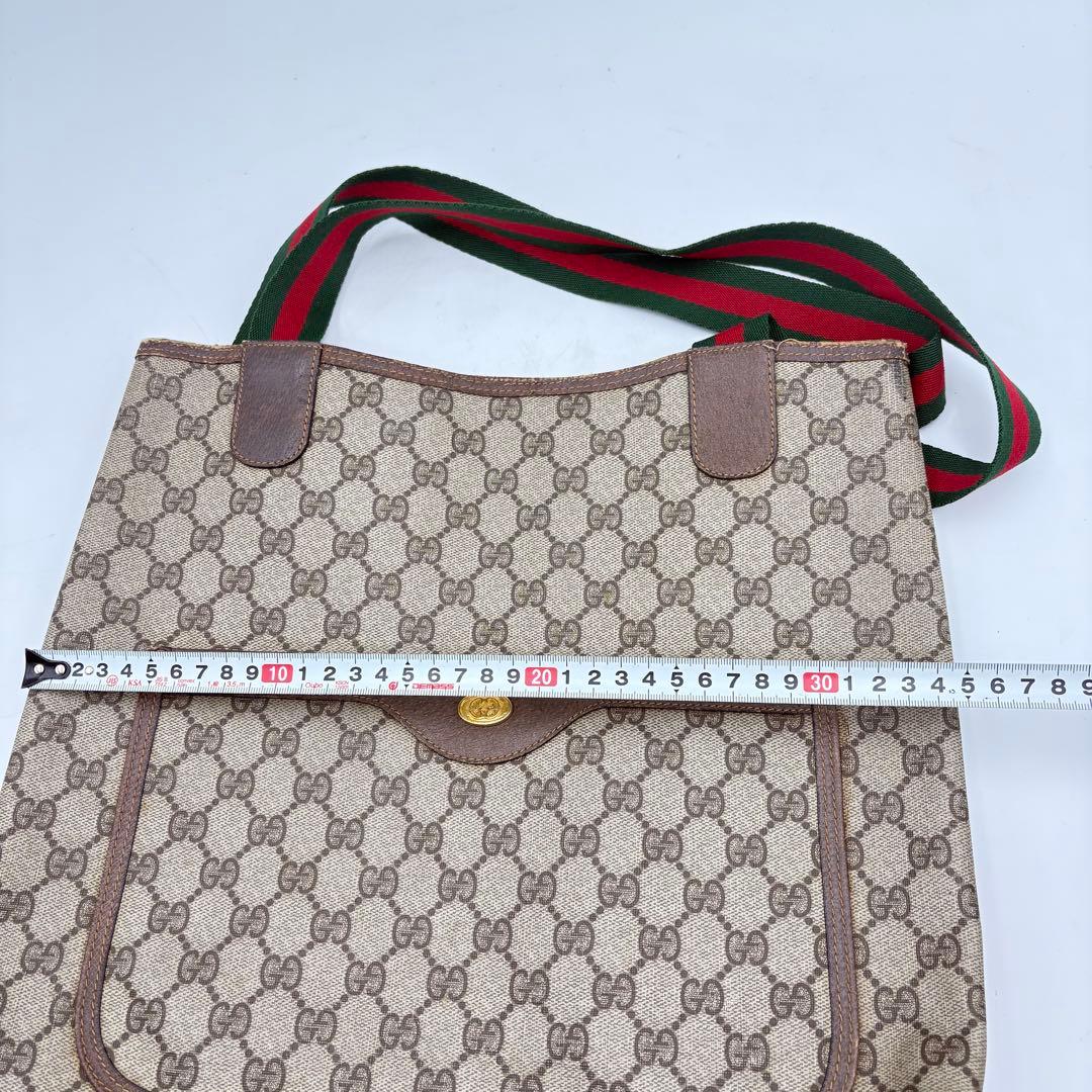 グッチ シェリーライン トートバッグ GG柄 オールド 0914-S6920s