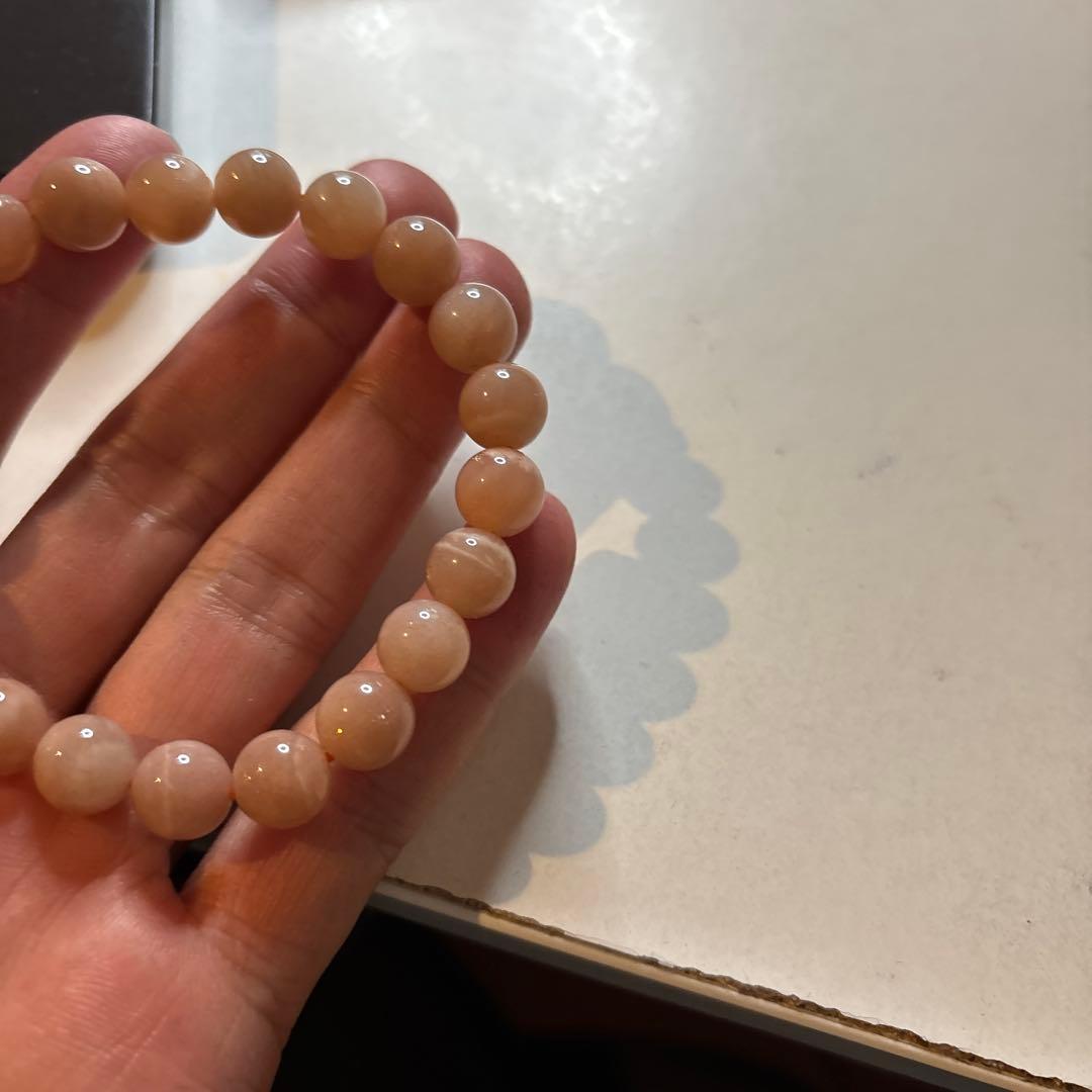 すっごい綺麗なオレンジムーンストーン！綺麗！ズーンとくる！