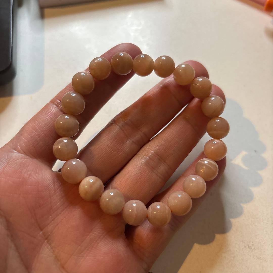 すっごい綺麗なオレンジムーンストーン！綺麗！ズーンとくる！