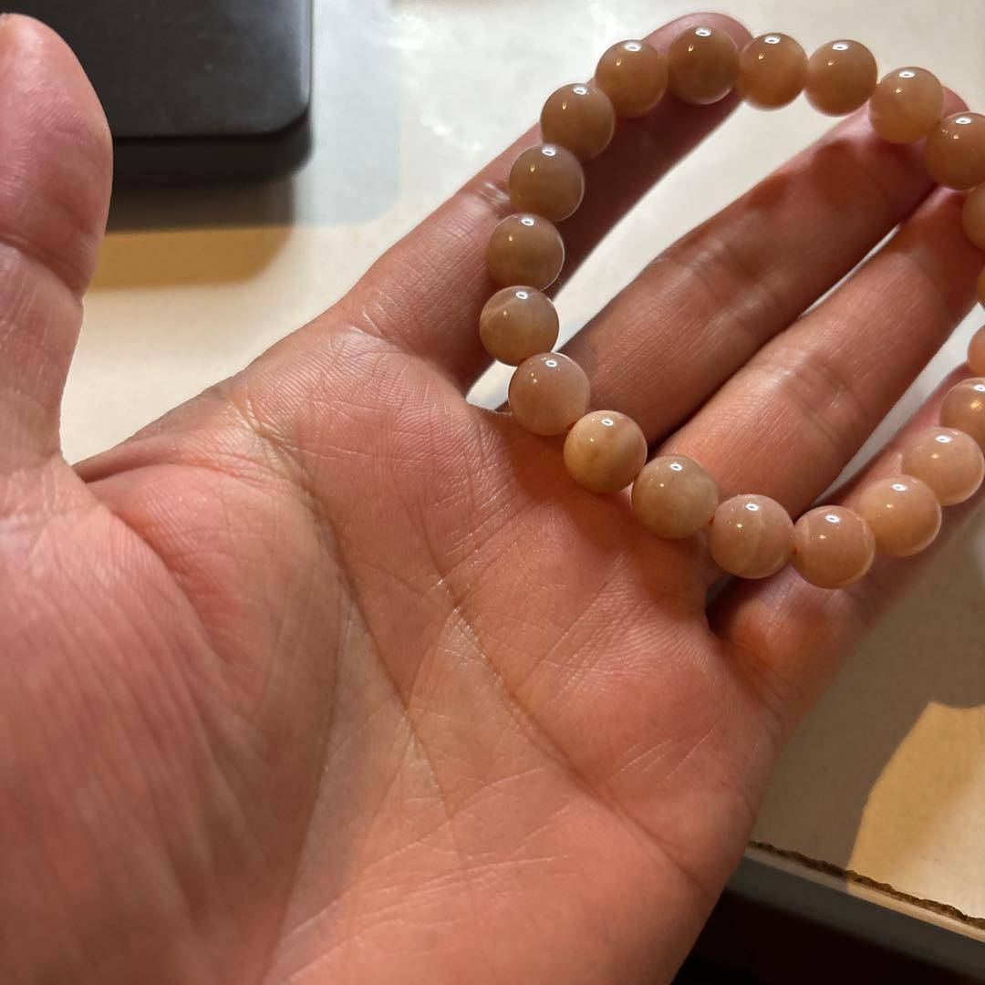 すっごい綺麗なオレンジムーンストーン！綺麗！ズーンとくる！