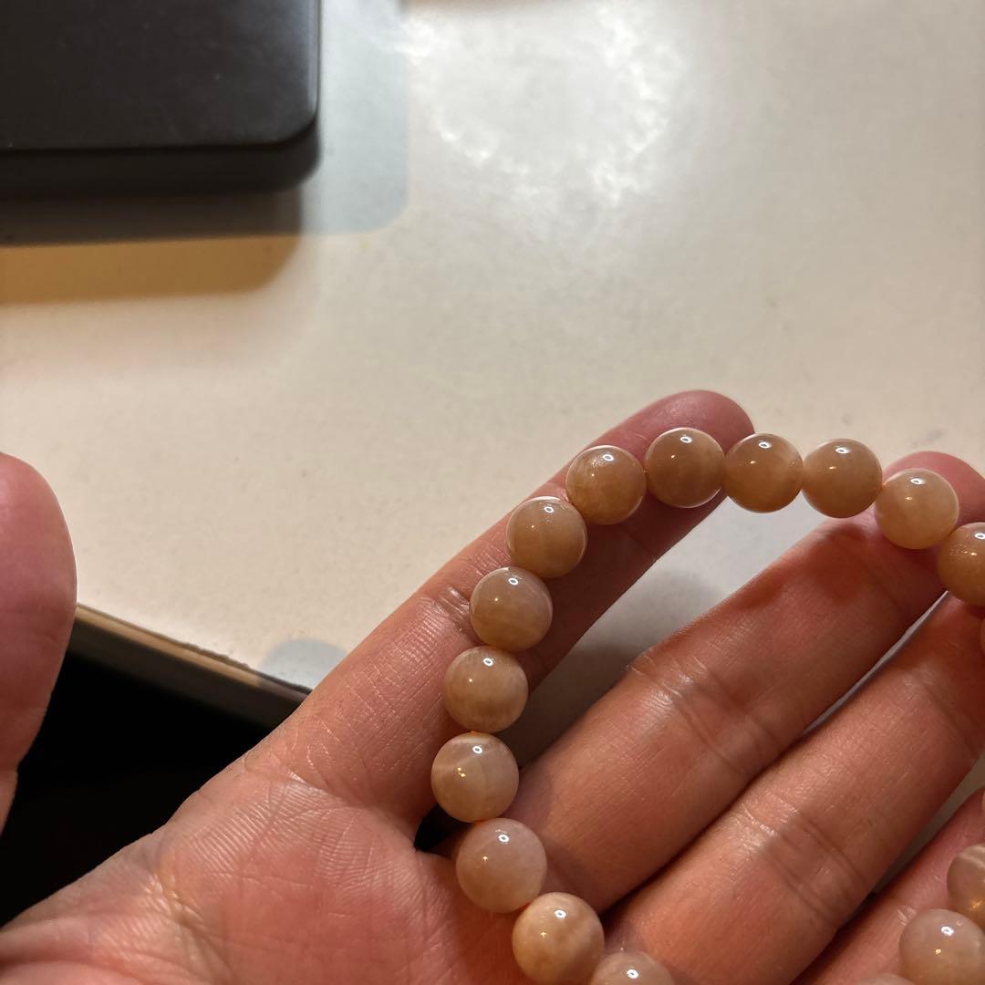 すっごい綺麗なオレンジムーンストーン！綺麗！ズーンとくる！