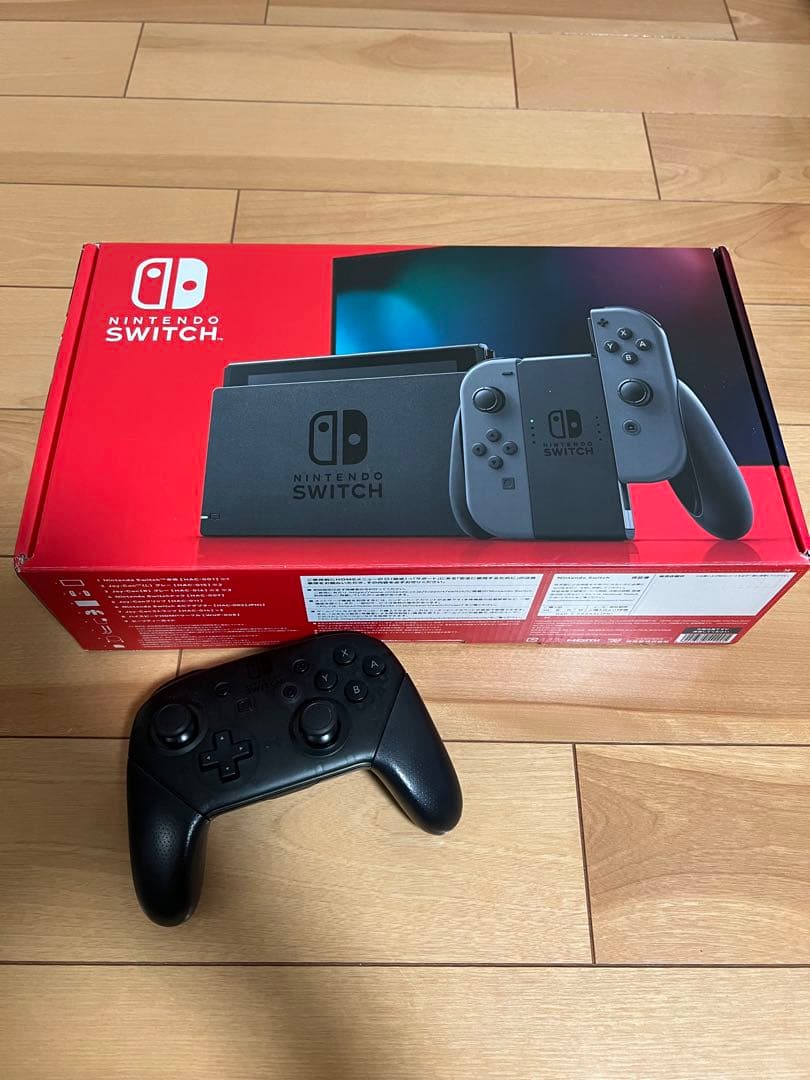【yページ】Nintendo Switch グレー プロコンセット