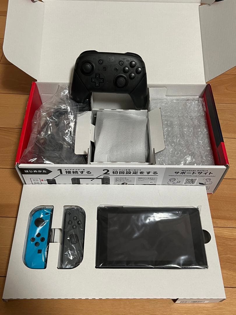 【yページ】Nintendo Switch グレー プロコンセット