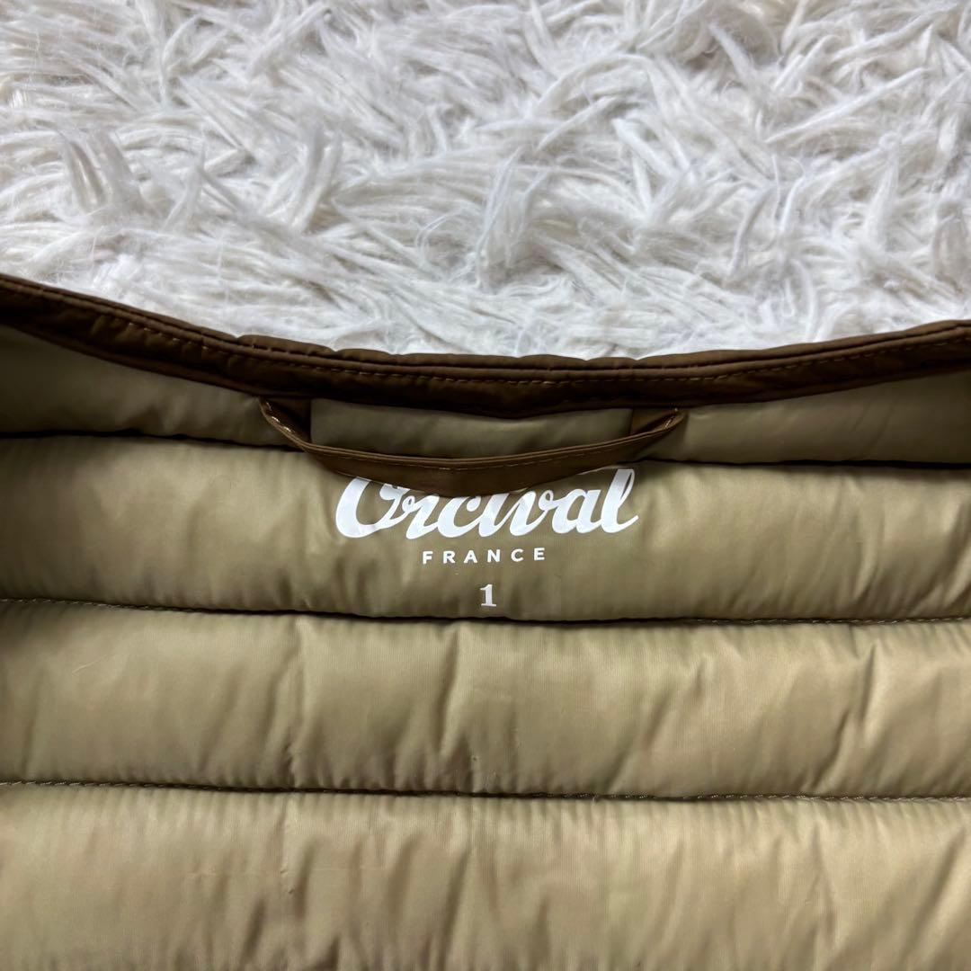 美品 ORCIVAL ダウンベスト ブラウン 1