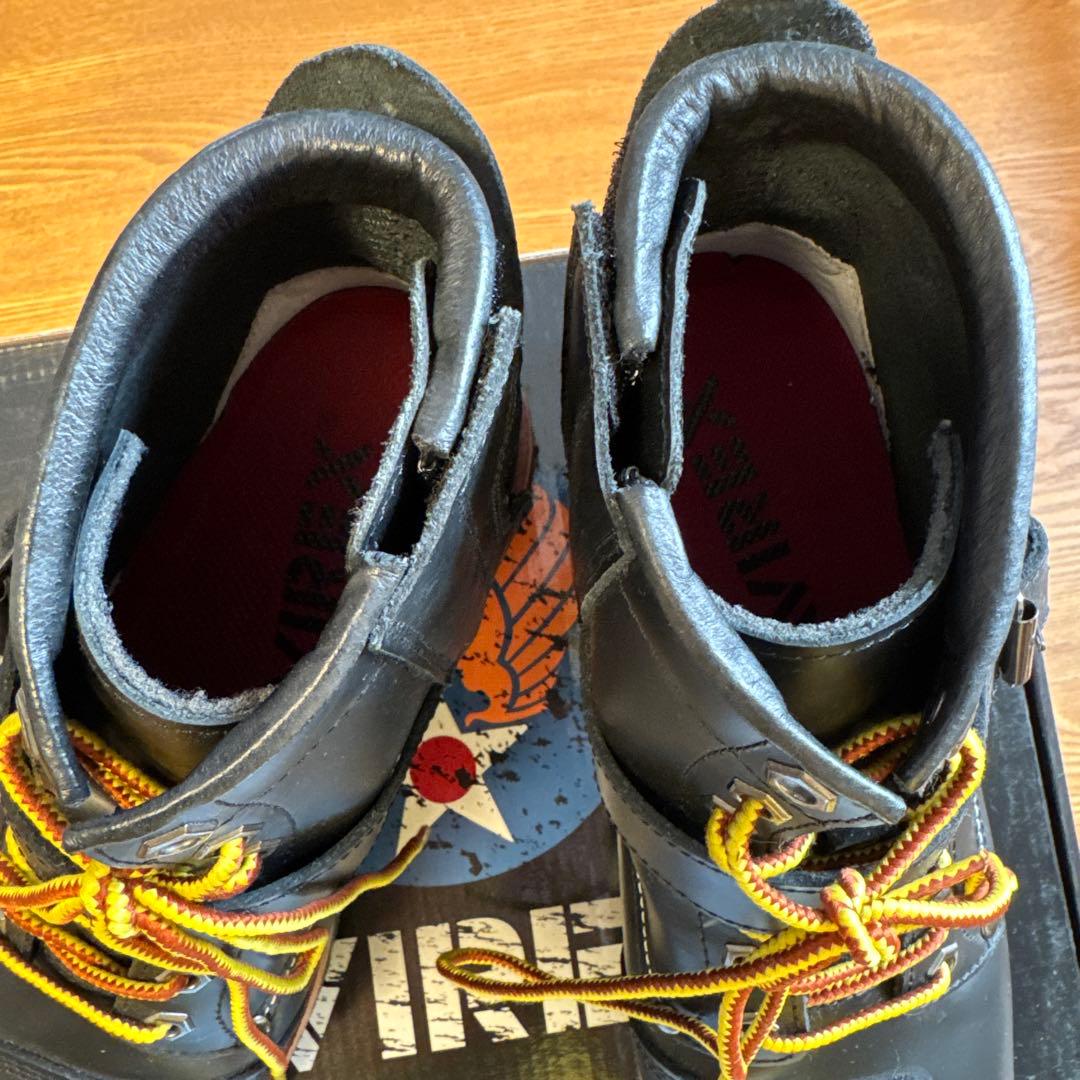 AVIREX アビレックス　バイクブーツ　黒のハイカットブーツ 25.0