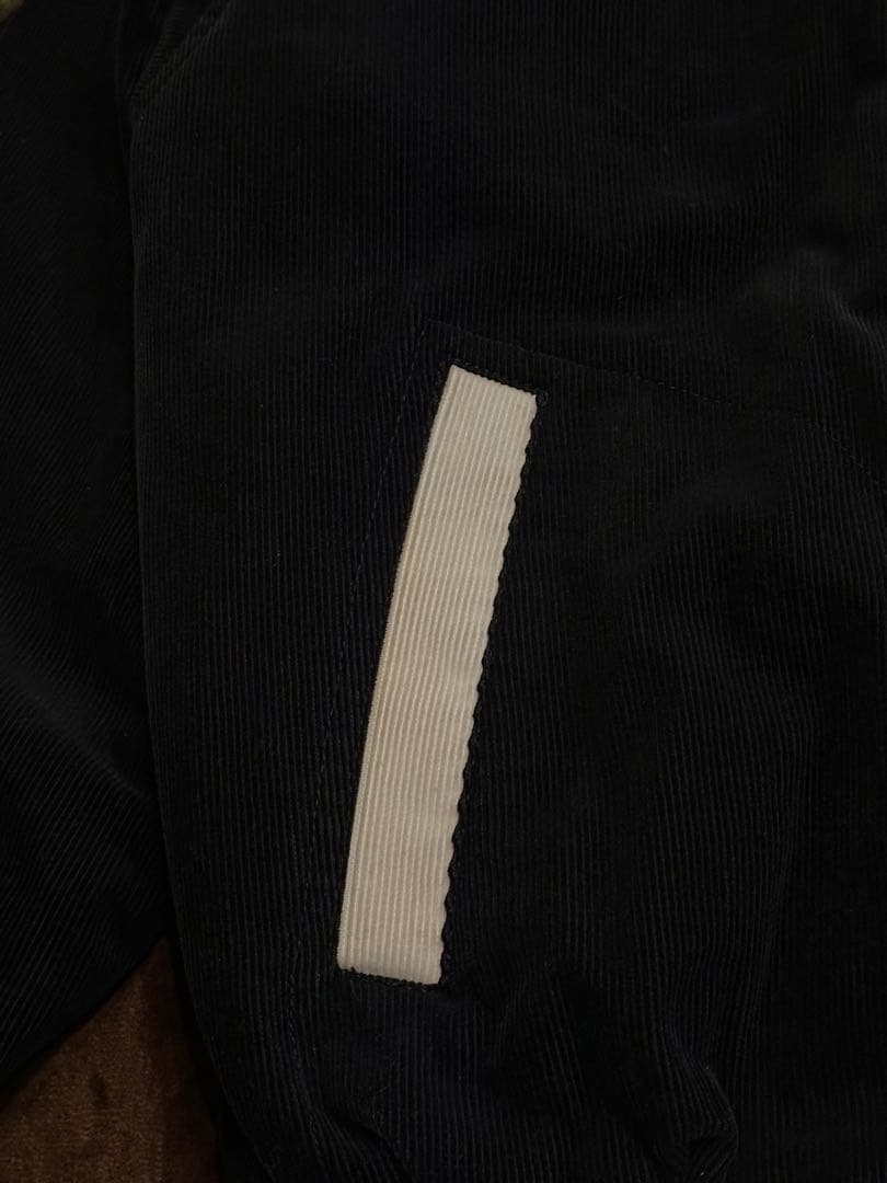 A BATHING APE コーデュロイ スタジャン 黒L 初期