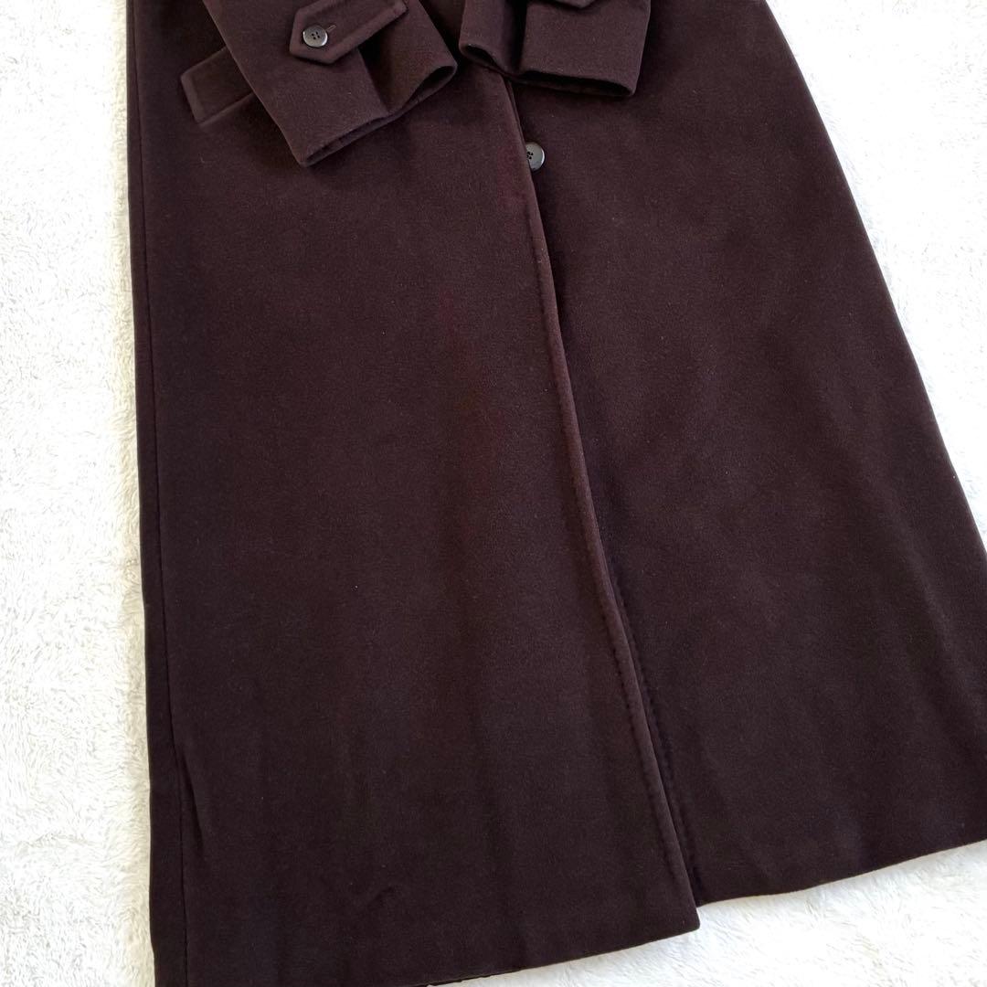 マックスマーラ マキシ丈コート 大きいサイズ カシミヤアンゴラ混 イタリア製