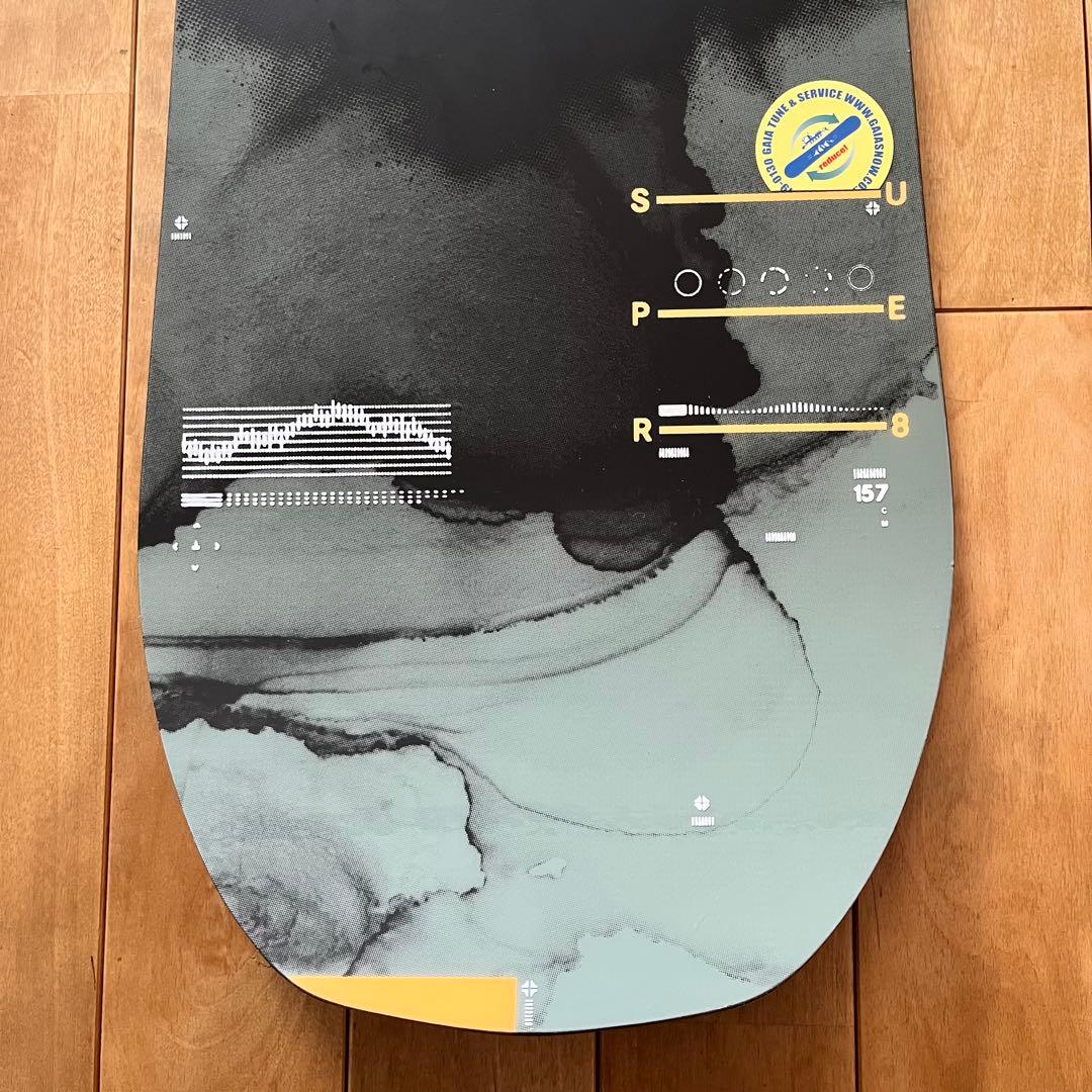 サロモン スーパーエイト 22-23モデル157cm パウダーボード　カービング