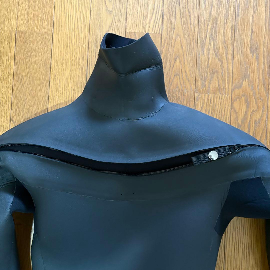 セミドライウェットスーツ　裏起毛5mm 黒 ML
